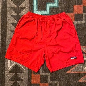 Red Patagonia Swim Shorts